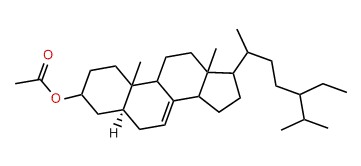22-Dihydrochondrillasterol acetate